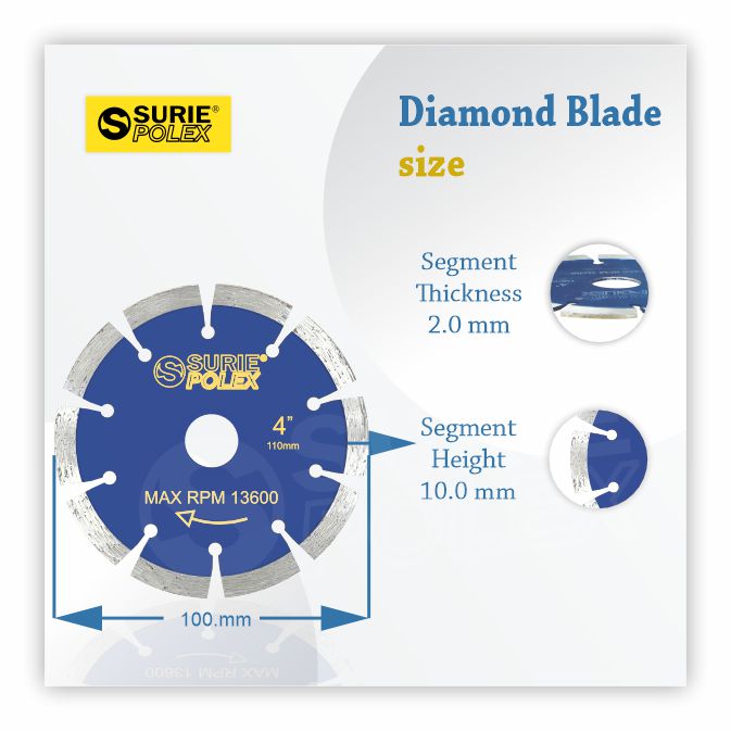 4inch 10 Segment Granite Cutting Blade