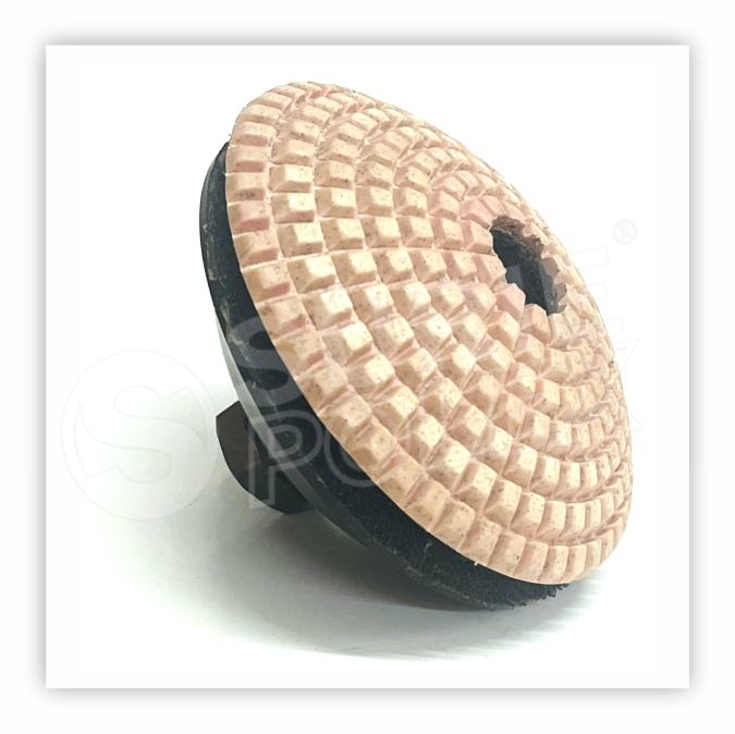Curved Diamond Polishing Pad