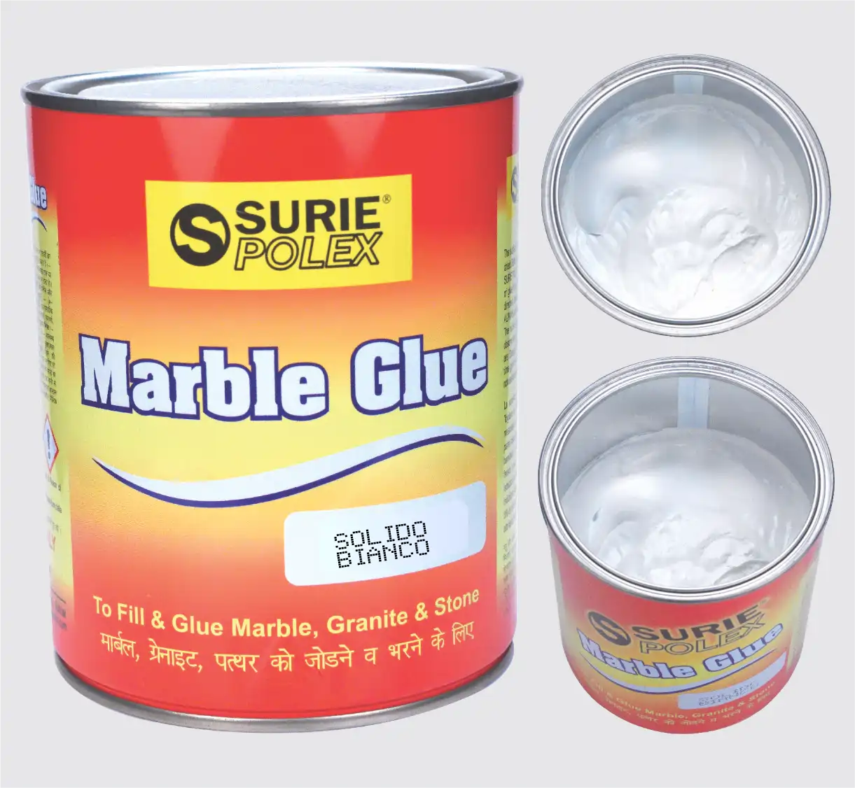 Marble Glue Solido Bianco